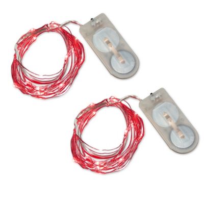 Buy Submersible Mini String Lights in Red (Set of 2) from Bed Bath & Beyond